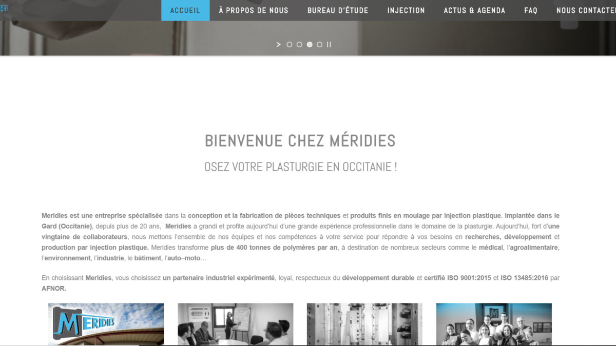 site web Méridies